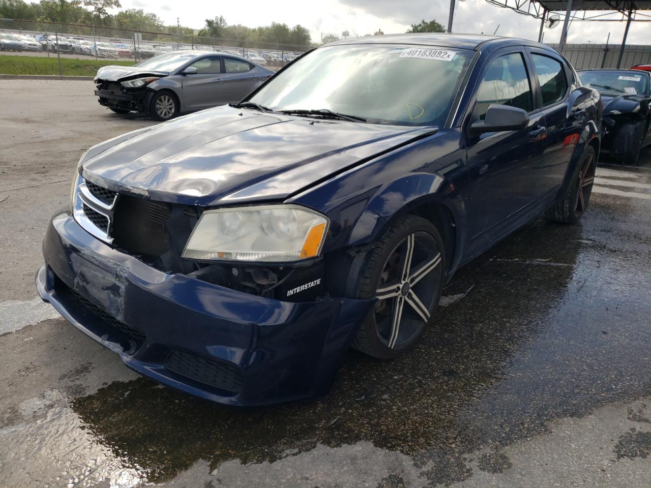 Photo 2 from auction – 2013 DODGE AVENGER SE with VIN 1C3CDZABXDN642843