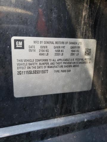 Photo 10 from auction – 2014 CHEVROLET IMPALA LT with VIN 2G1115SL6E9315977
