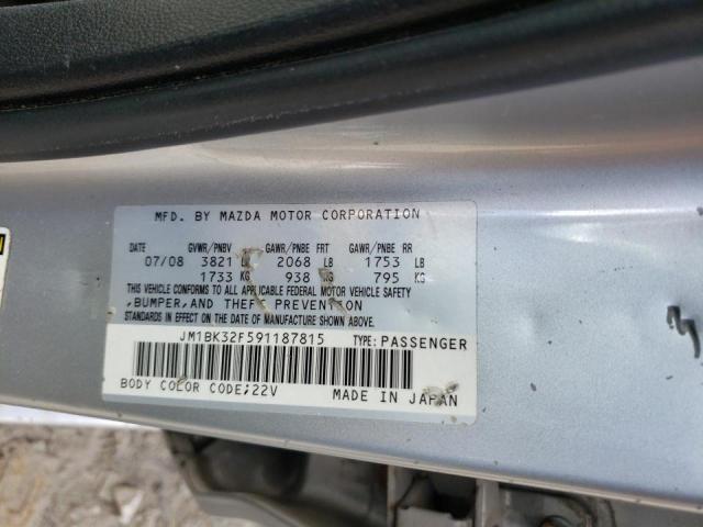Photo 10 from auction – 2009 MAZDA 3 I with VIN JM1BK32F591187815
