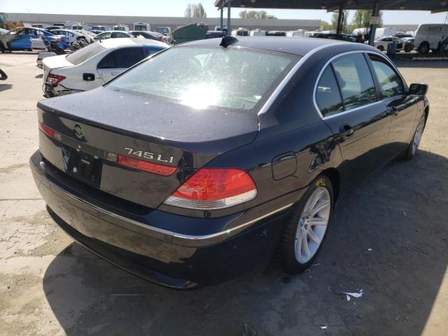 Photo 4 from auction – 2005 BMW 745 LI with VIN WBAGN63585DS58855