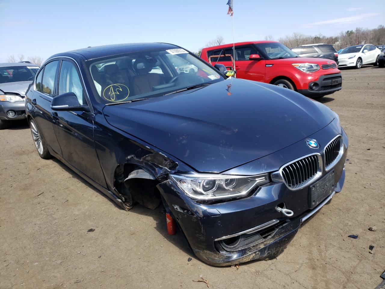BMW 328 XI SUL 2014 with VIN WBA3B5C51EF958836 - Photo from auction