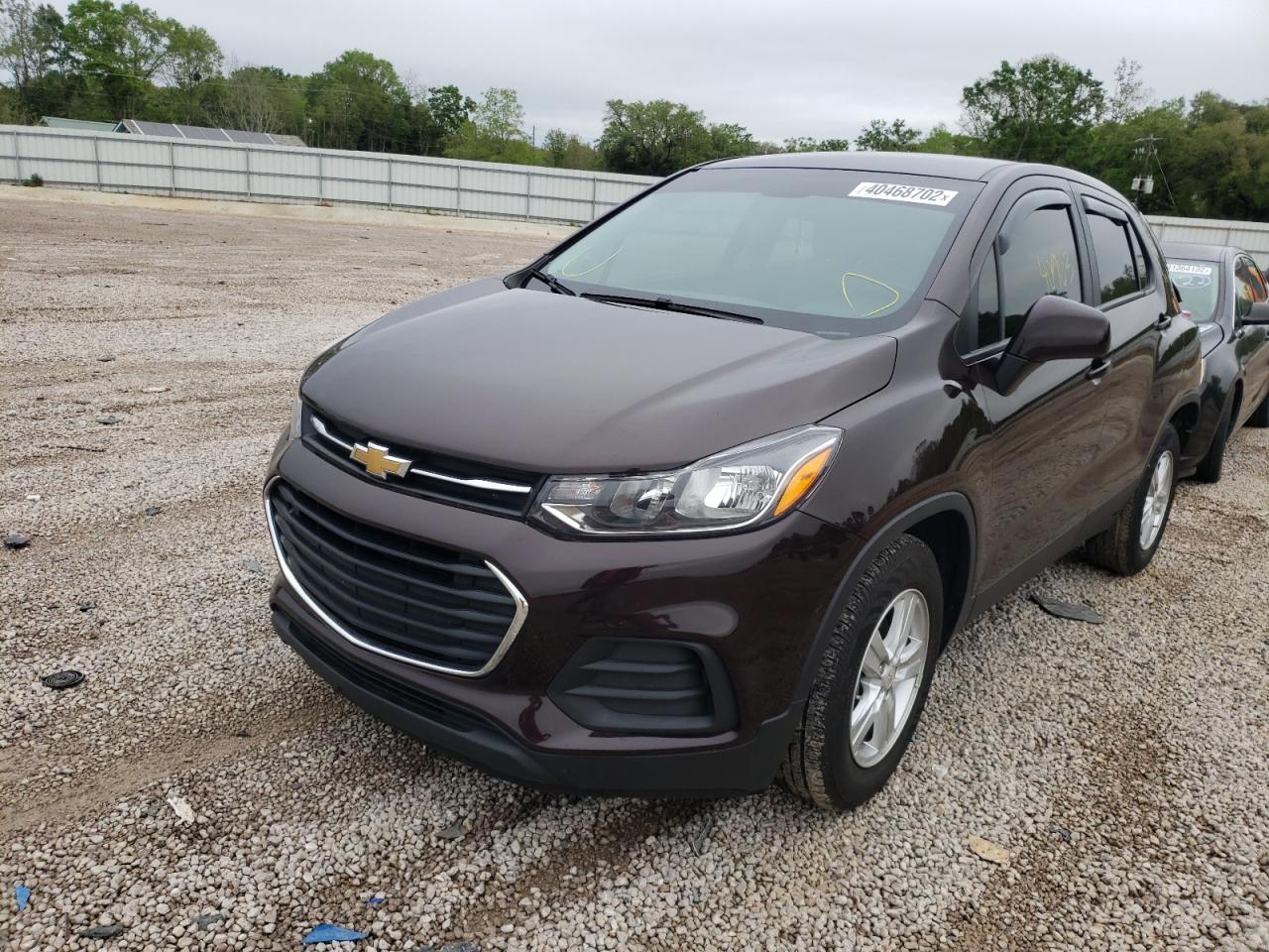 Photo 2 from auction – 2020 CHEVROLET TRAX LS with VIN KL7CJKSB9LB330827