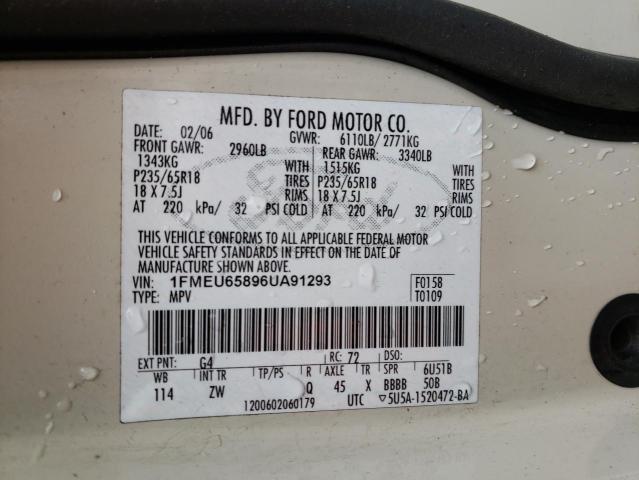 Photo 10 from auction – 2006 FORD EXPLORER L with VIN 1FMEU65896UA91293