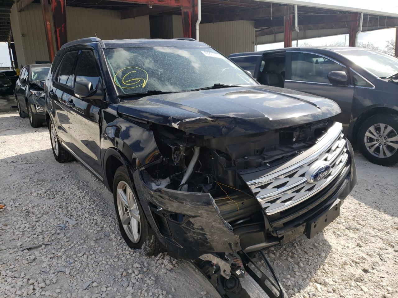 FORD EXPLORER X 2019 with VIN 1FM5K7D84KGB47341 - Photo from auction