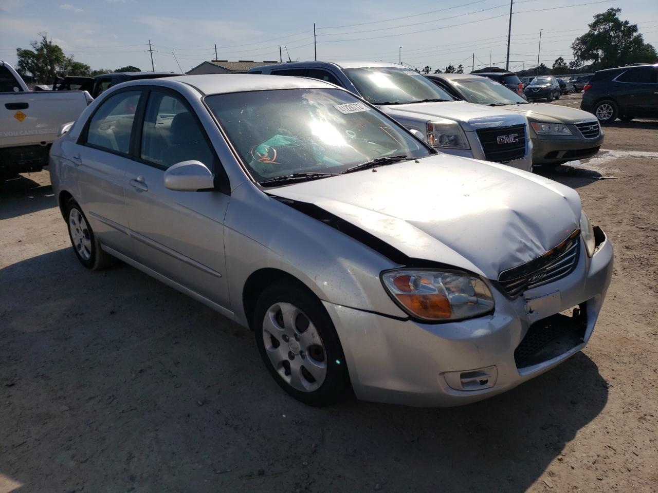 KIA SPECTRA EX 2008 with VIN KNAFE121585501534 - Photo from auction