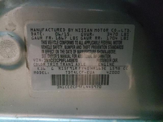 Photo 10 from auction – 2015 NISSAN VERSA NOTE with VIN 3N1CE2CP9FL445970
