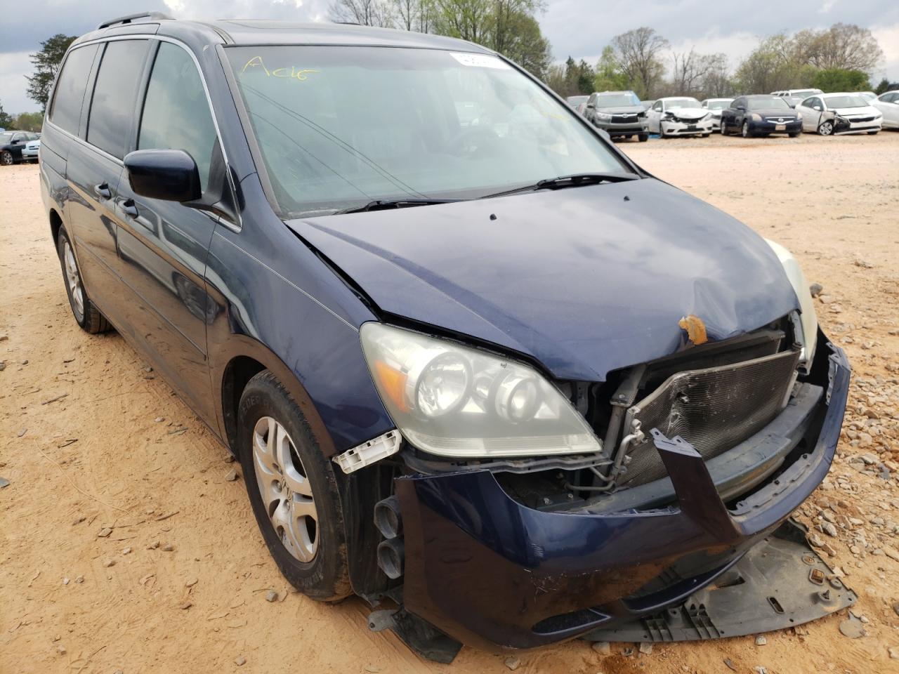 HONDA ODYSSEY EX 2007 with VIN 5FNRL38607B069338 - Photo from auction