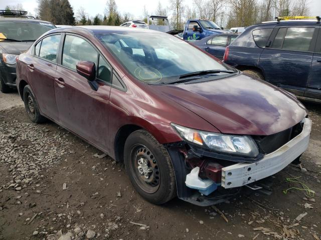 Photo 1 from auction – 2015 HONDA CIVIC LX with VIN 19XFB2F51FE227281