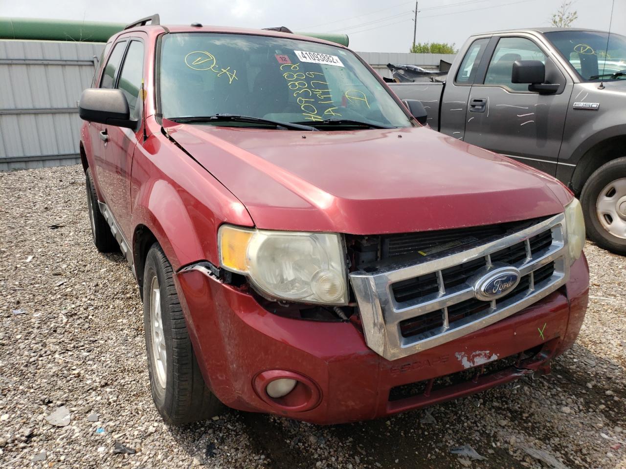 FORD ESCAPE XLT 2012 with VIN 1FMCU0D79CKA19479 - Photo from auction