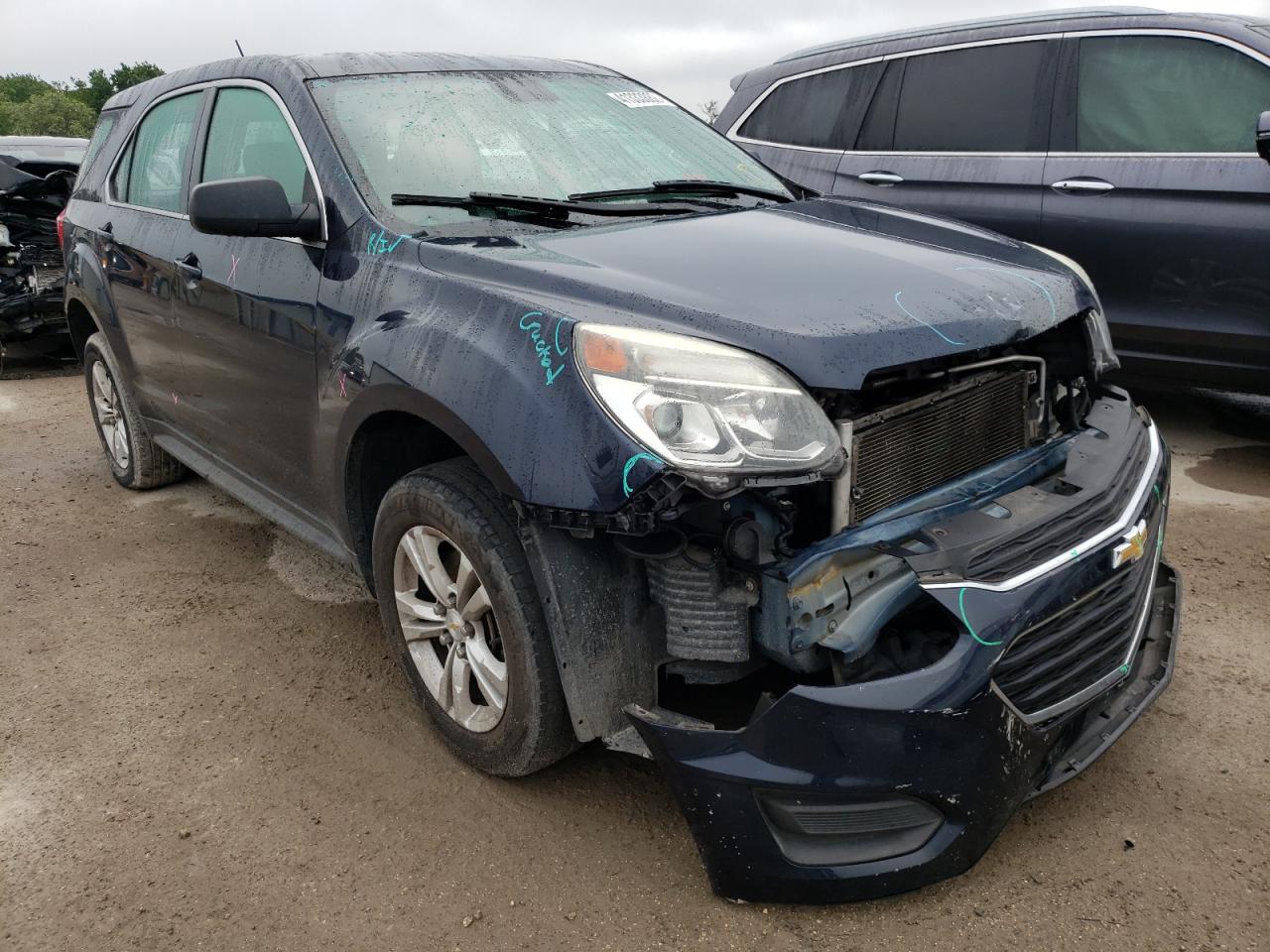 CHEVROLET EQUINOX LS 2017 with VIN 2GNALBEK7H1502545 - Photo from auction