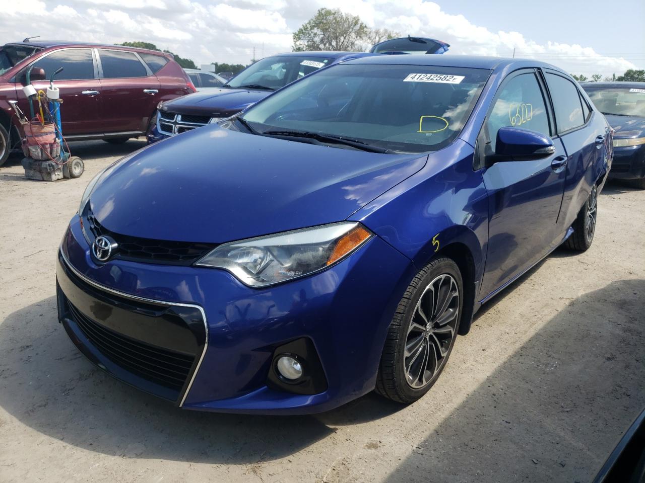 Photo 2 from auction – 2016 TOYOTA COROLLA L with VIN 5YFBURHE4GP531381