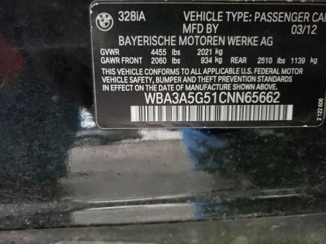 Zdjęcie 10 z aukcji – 2012 BMW 328 I z VIN WBA3A5G51CNN65662