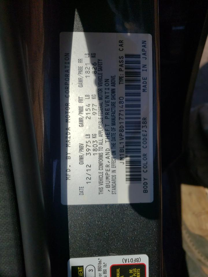 Photo 10 from auction – 2013 MAZDA 3 I with VIN JM1BL1VP8D1771480