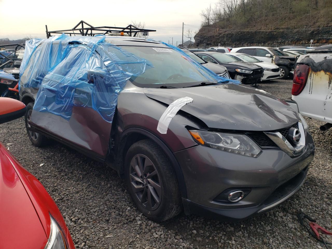 NISSAN ROGUE 2016 with VIN 5N1AT2MV5GC878489 - Photo from auction