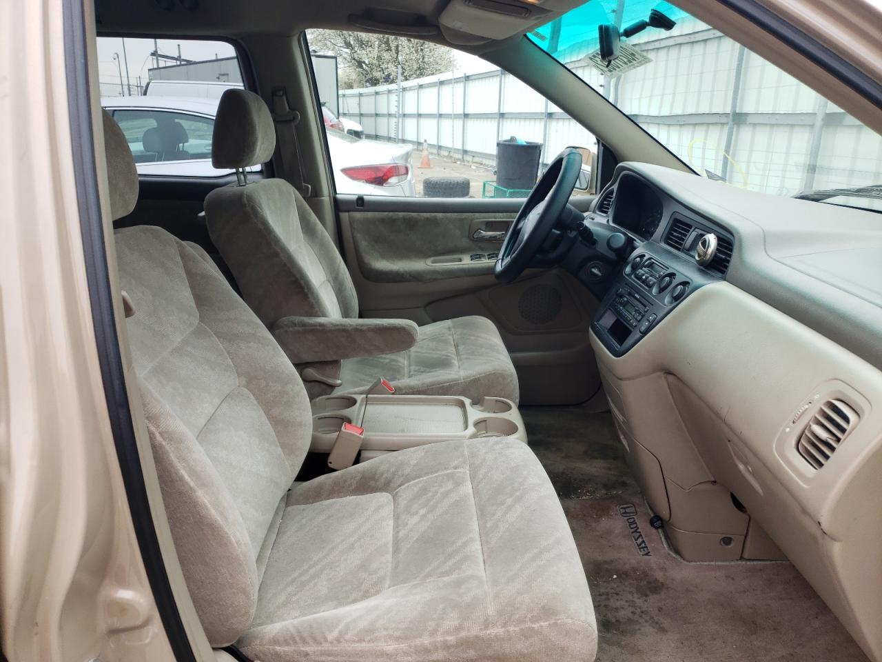 Photo 5 from auction – 2002 HONDA ODYSSEY EX with VIN 2HKRL18652H528975