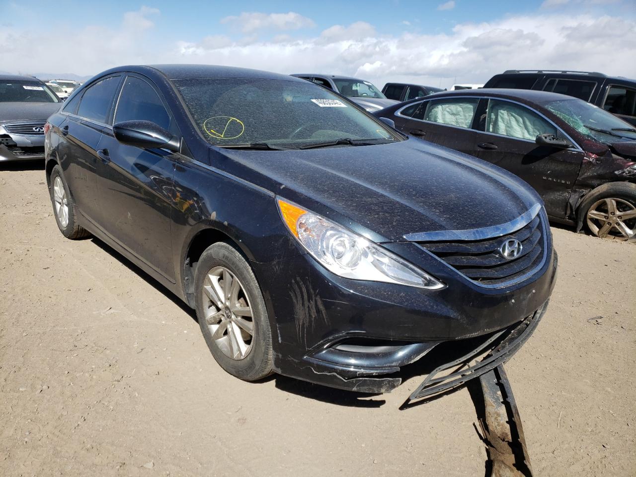 HYUNDAI SONATA GLS 2013 with VIN 5NPEB4AC5DH694905 - Photo from auction