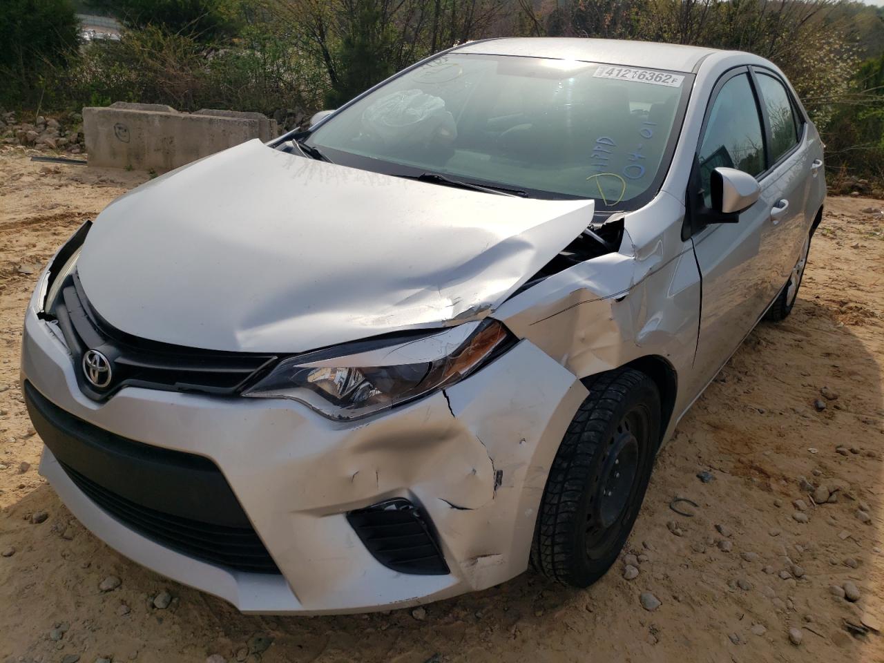 Photo 2 from auction – 2014 TOYOTA COROLLA L with VIN 5YFBURHEXEP144279