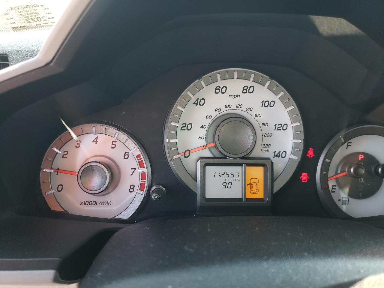 Zdjęcie 8 z aukcji – 2012 HONDA PILOT LX z VIN 5FNYF4H21CB072362