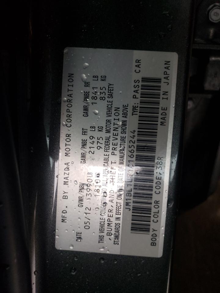 Photo 10 from auction – 2012 MAZDA 3 I with VIN JM1BL1L71C1665244