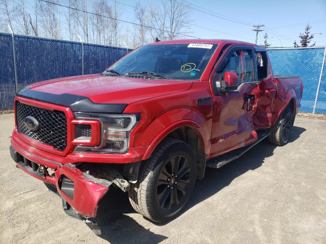 Photo 2 from auction – 2020 FORD F150 SUPER with VIN 1FTEW1E51LFC43896