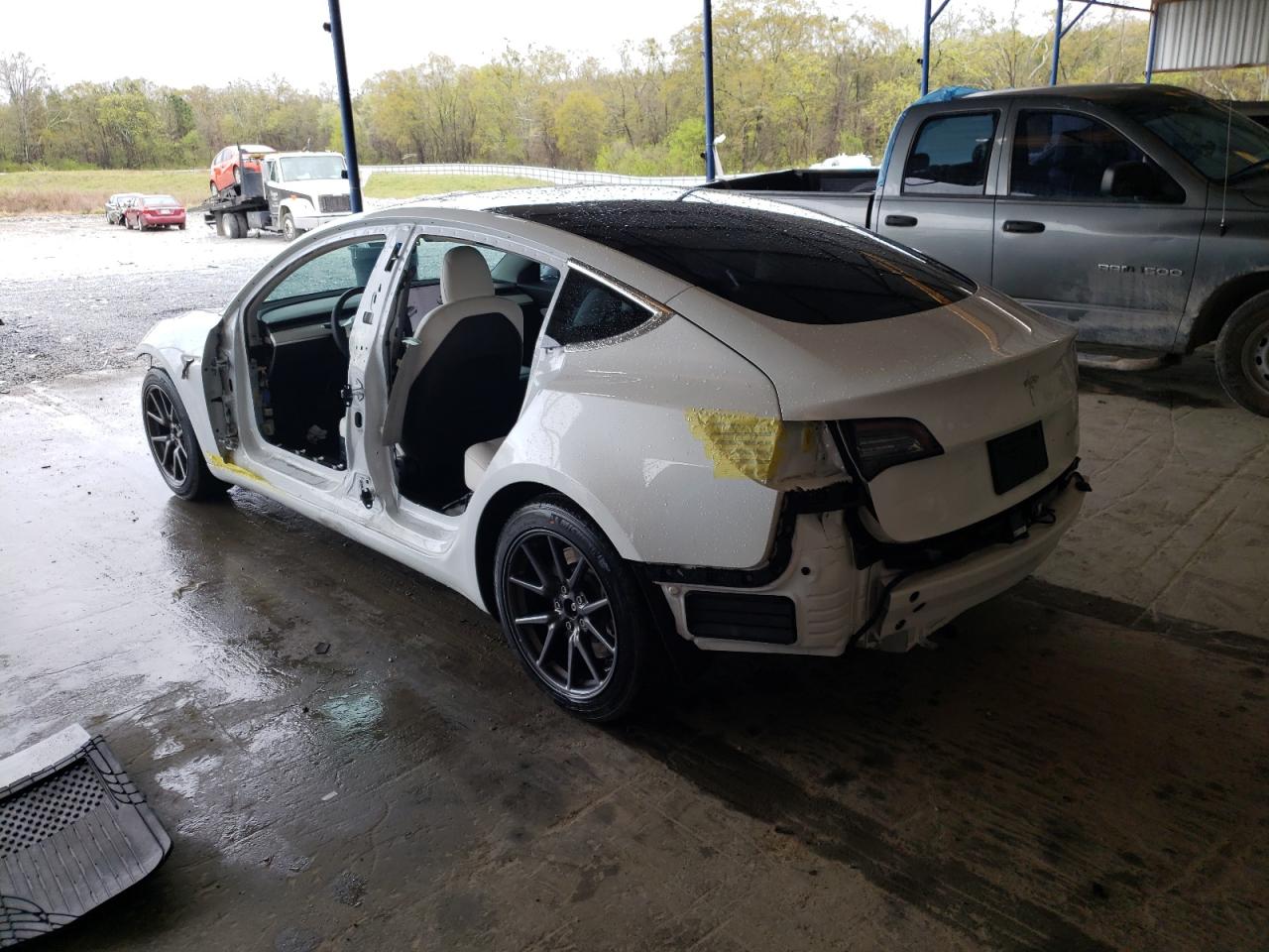 Photo 3 from auction – 2020 TESLA MODEL 3 with VIN 5YJ3E1EBXLF607043