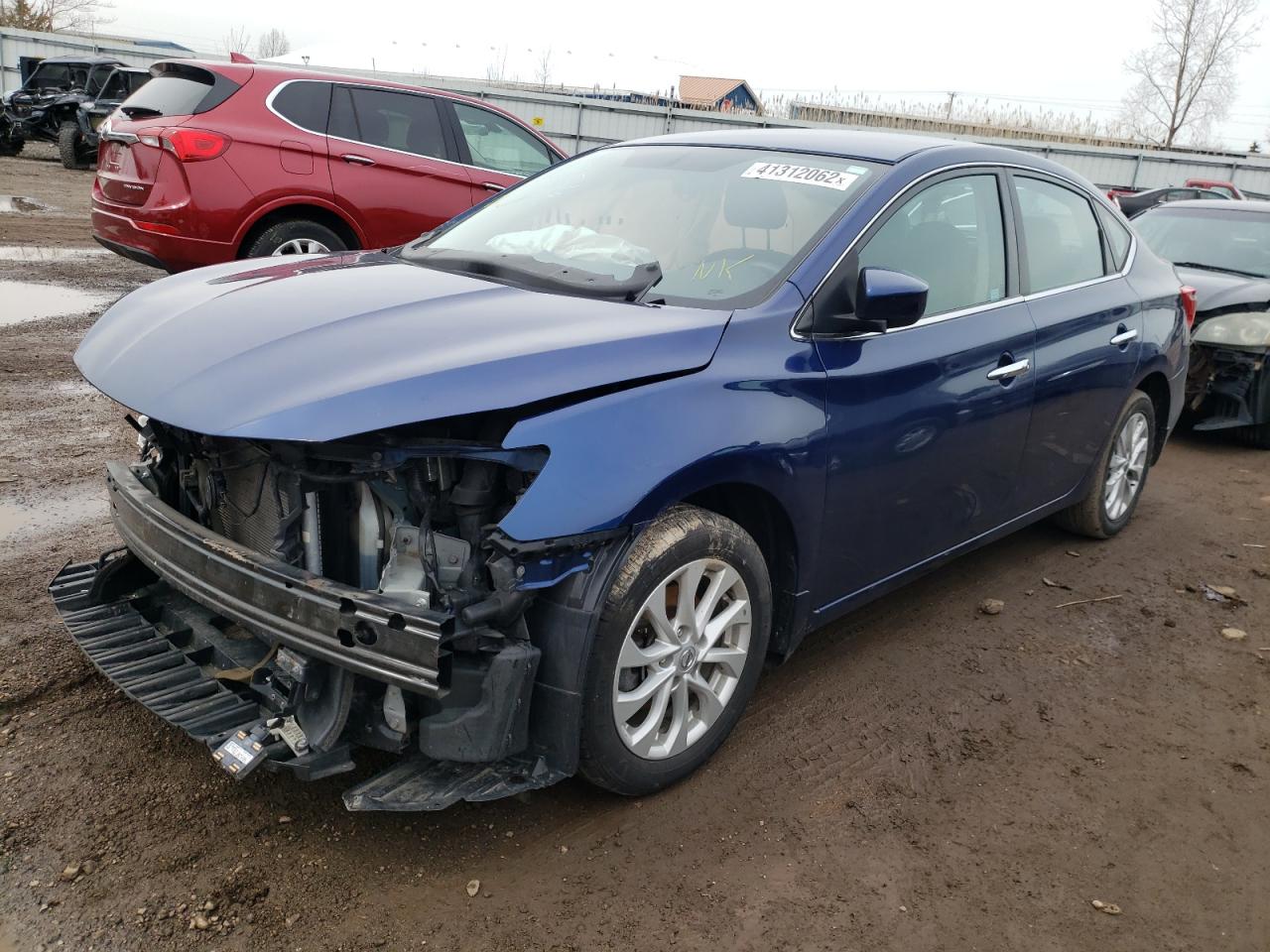 Photo 2 from auction – 2018 NISSAN SENTRA S with VIN 3N1AB7AP2JY219720