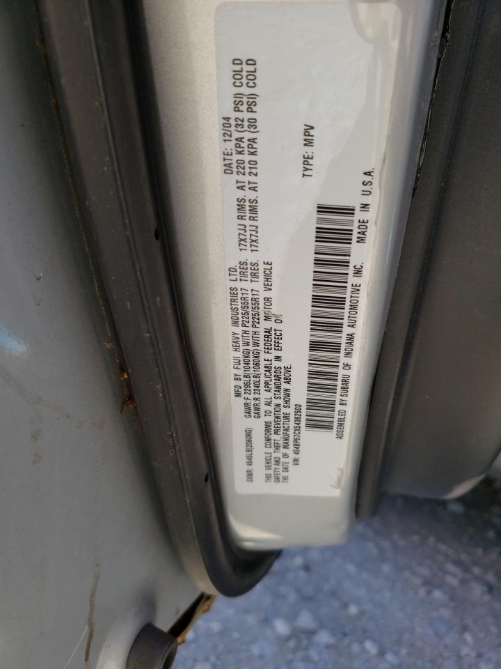 Photo 10 from auction – 2005 SUBARU LEGACY OUT with VIN 4S4BP67CX54362503