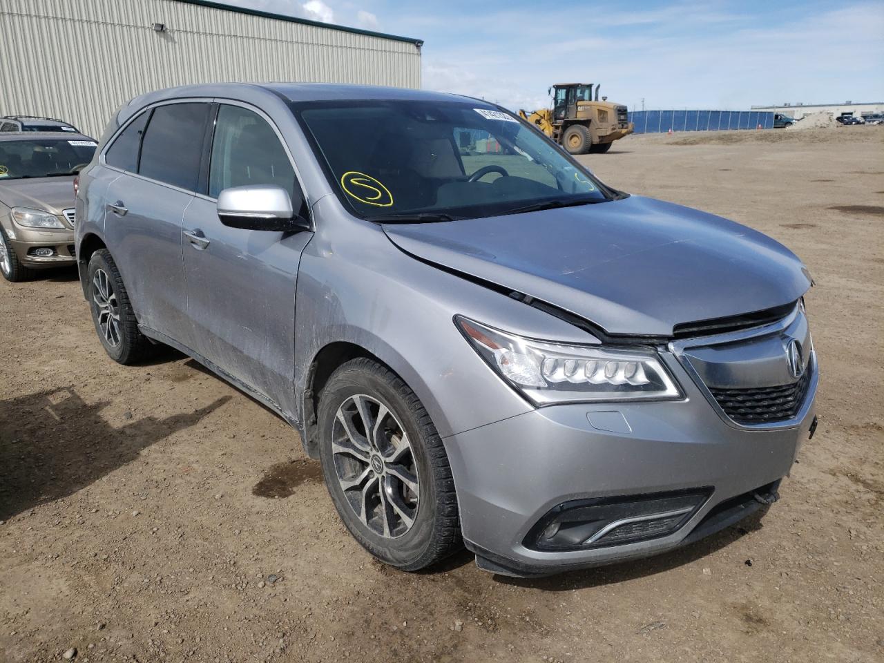 Photo 1 from auction – 2016 ACURA MDX TECHNO with VIN 5FRYD4H48GB503954