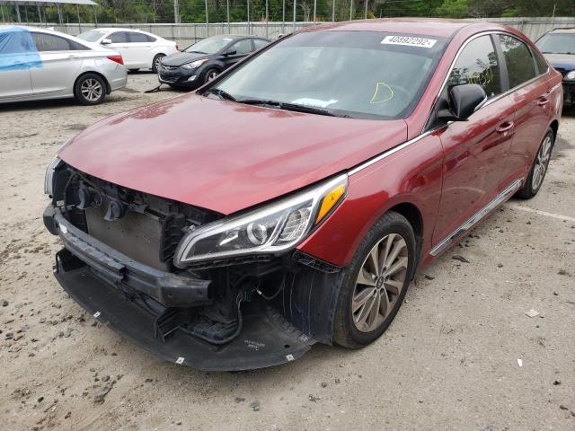 Photo 2 from auction – 2015 HYUNDAI SONATA SPO with VIN 5NPE34AF8FH239072