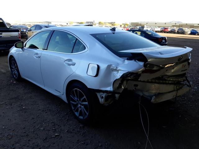 Photo 3 from auction – 2016 LEXUS ES 300H with VIN JTHBW1GGXG2105593