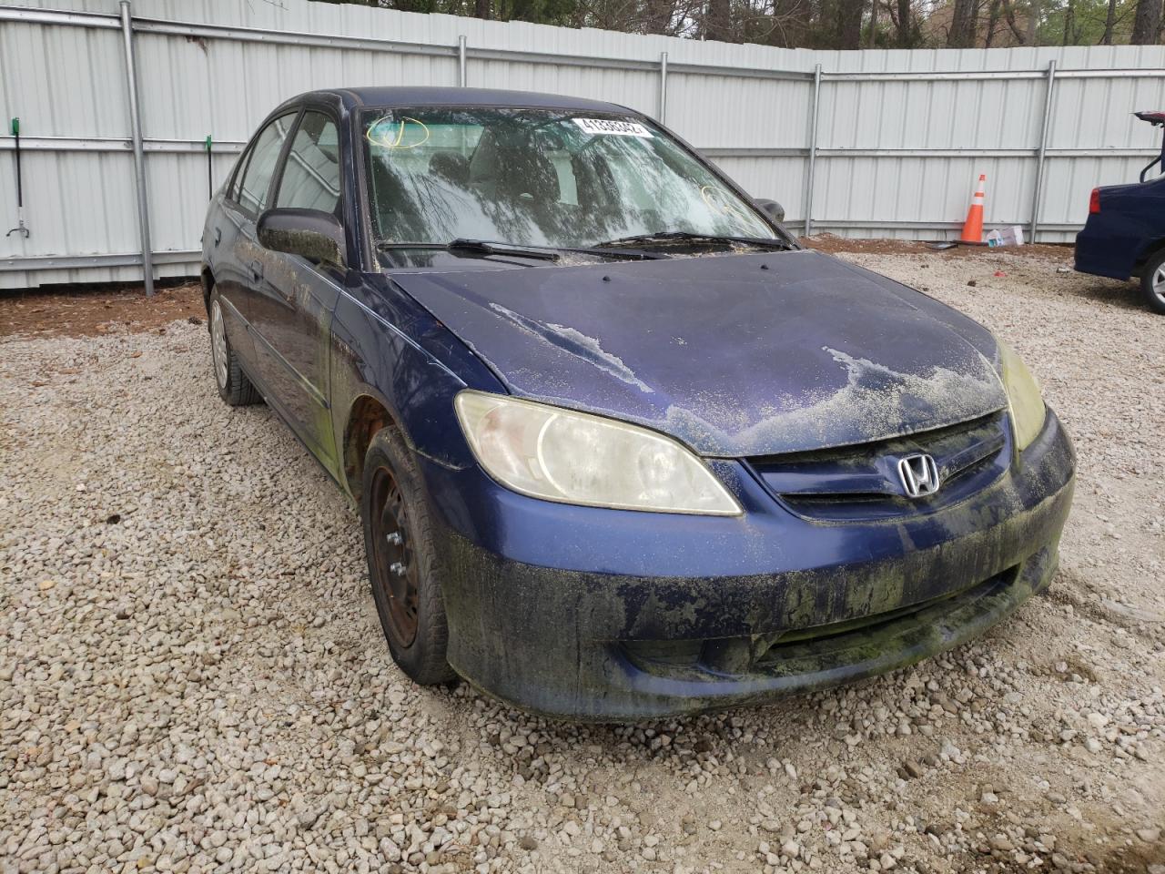 Photo 1 from auction – 2005 HONDA CIVIC LX with VIN 2HGES16515H503520