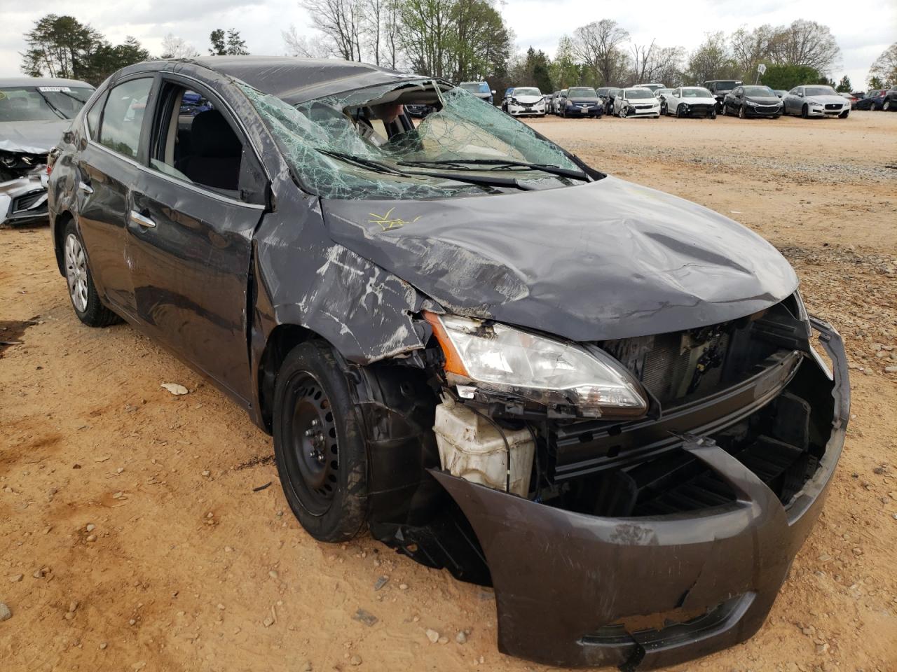 Photo 1 from auction – 2014 NISSAN SENTRA S with VIN 3N1AB7AP5EL666819