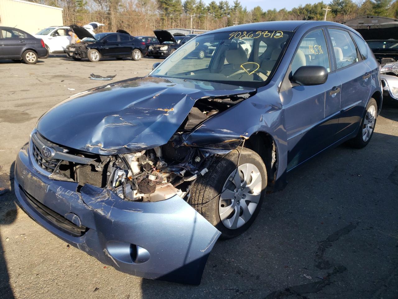 Photo 2 from auction – 2008 SUBARU IMPREZA 2. with VIN JF1GH61648H814460
