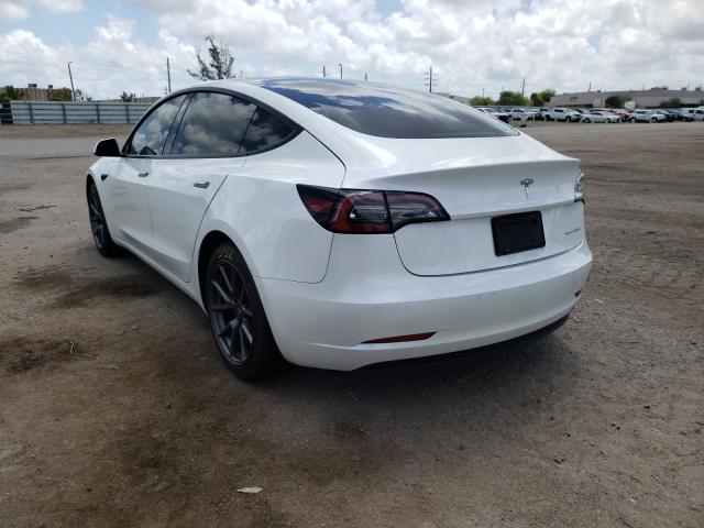 Photo 3 from auction – 2021 TESLA MODEL 3 with VIN 5YJ3E1EB8MF975805