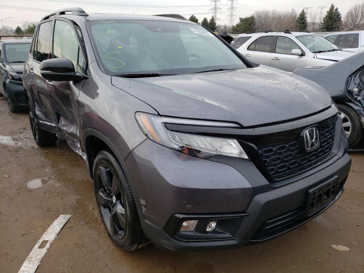 HONDA PASSPORT E 2021 with VIN 5FNYF8H0XMB026696 - Photo from auction
