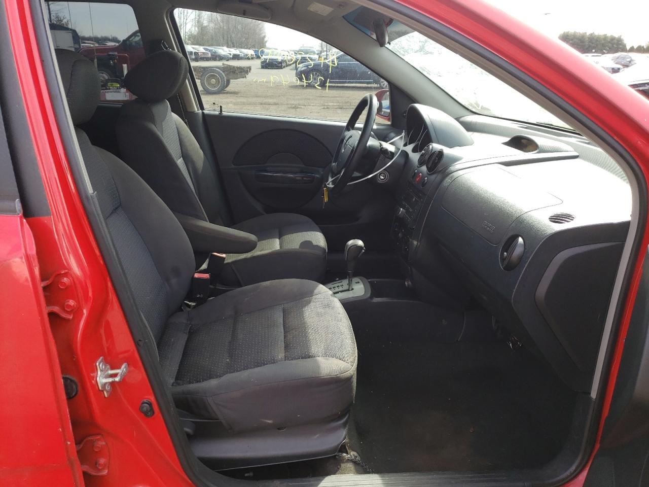 Photo 5 from auction – 2008 CHEVROLET AVEO BASE with VIN KL1TD66638B003949