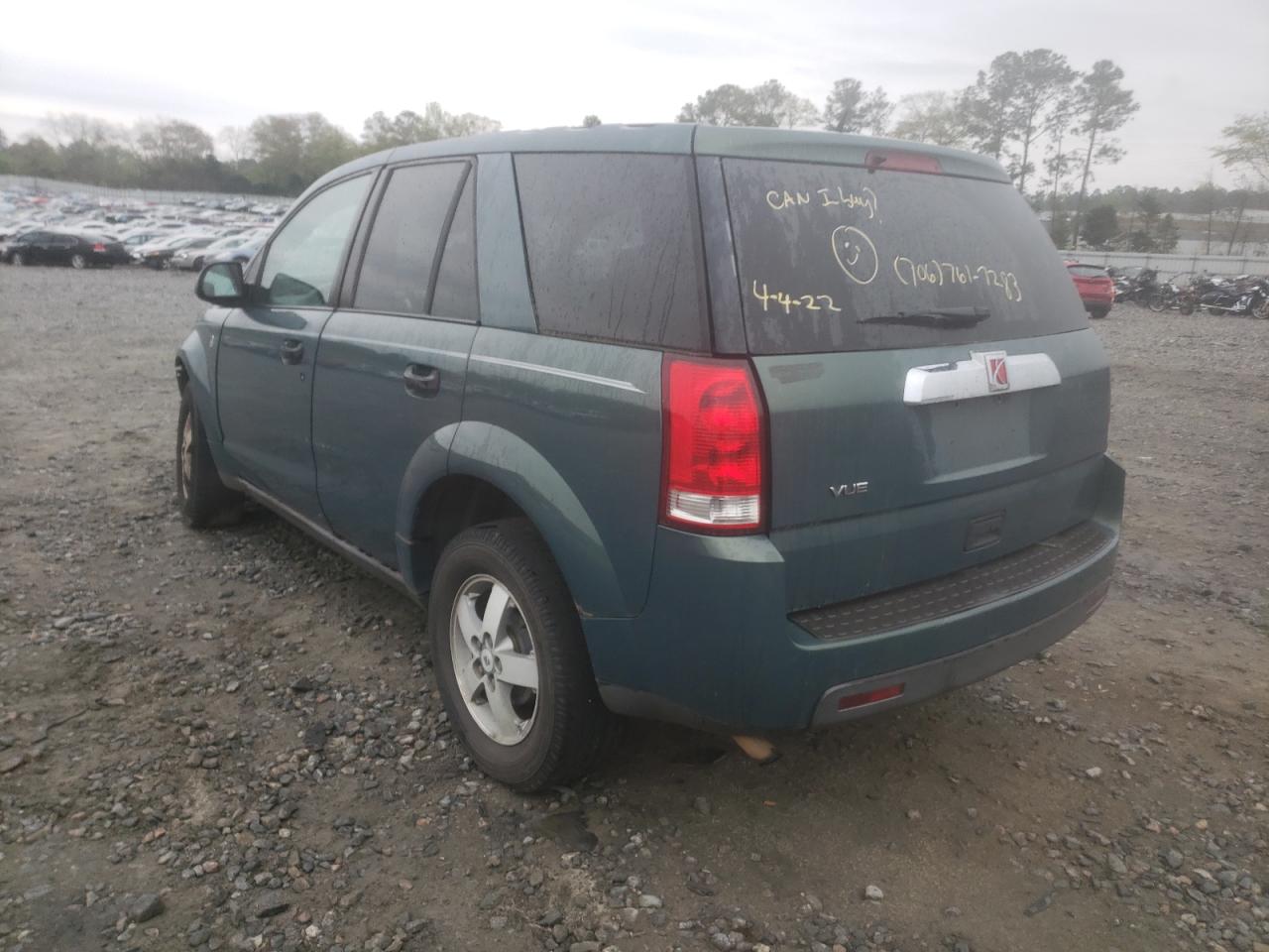 Photo 3 from auction – 2006 SATURN VUE with VIN 5GZCZ33D36S851580