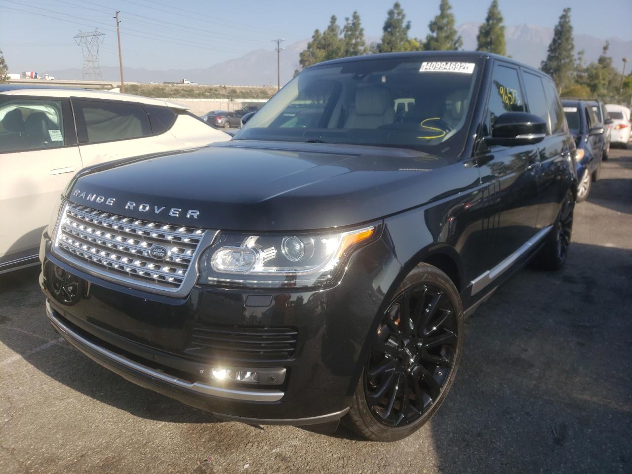 Photo 2 from auction – 2014 LAND ROVER RANGE ROVE with VIN SALGS2VF4EA125305