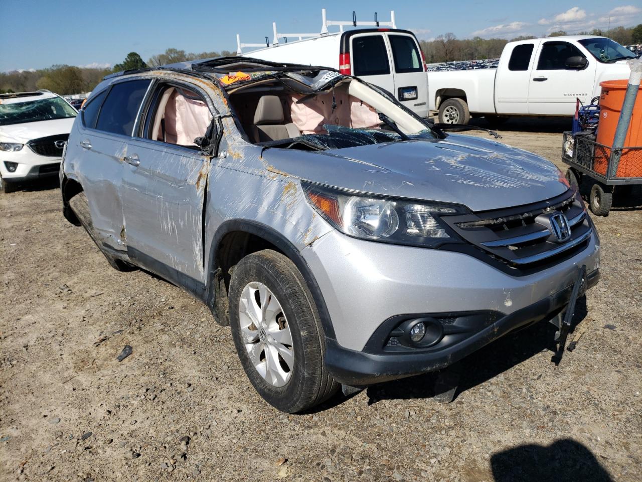 HONDA CR-V EXL 2012 with VIN 5J6RM3H77CL034786 - Photo from auction