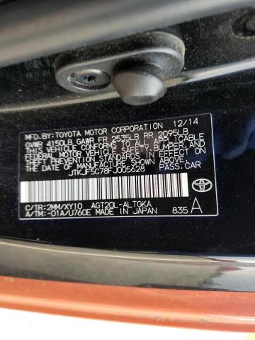 Photo 10 from auction – 2015 TOYOTA SCION TC with VIN JTKJF5C78FJ005628