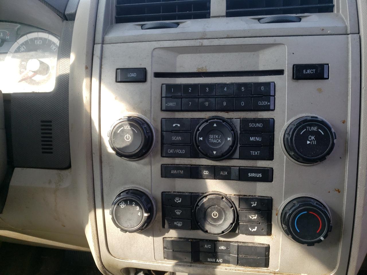 Photo 9 from auction – 2012 FORD ESCAPE XLT with VIN 1FMCU0D78CKA17335