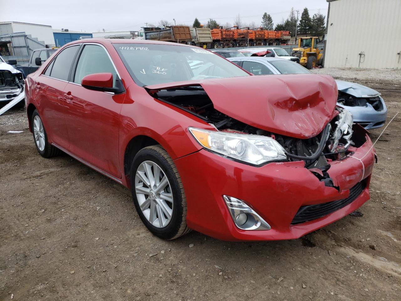 TOYOTA CAMRY L 2013 with VIN 4T4BF1FK1DR288617 - Photo from auction