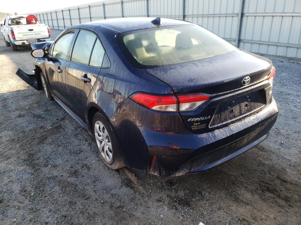 Photo 3 from auction – 2021 TOYOTA COROLLA LE with VIN JTDEPMAE5MJ155176