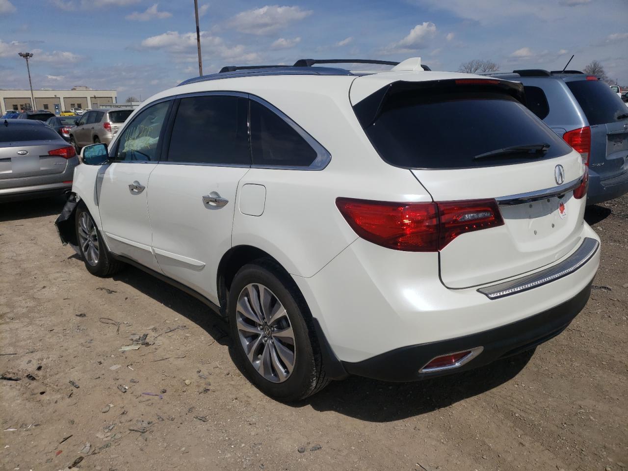 Photo 3 from auction – 2014 ACURA MDX TECHNO with VIN 5FRYD4H49EB034855