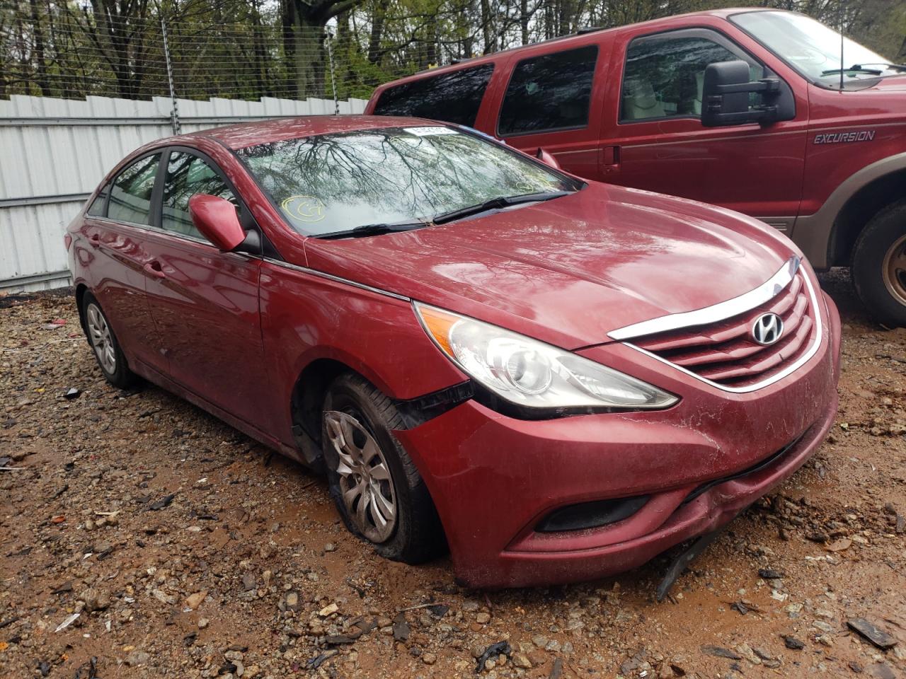 HYUNDAI SONATA GLS 2011 with VIN 5NPEB4AC4BH242554 - Photo from auction