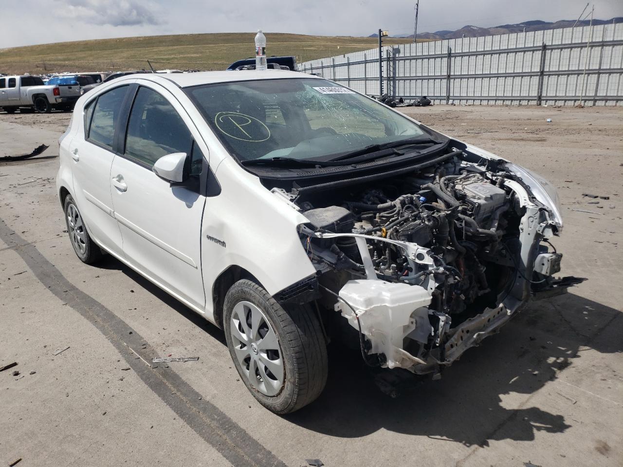 TOYOTA PRIUS C 2012 with VIN JTDKDTB34C1519444 - Photo from auction