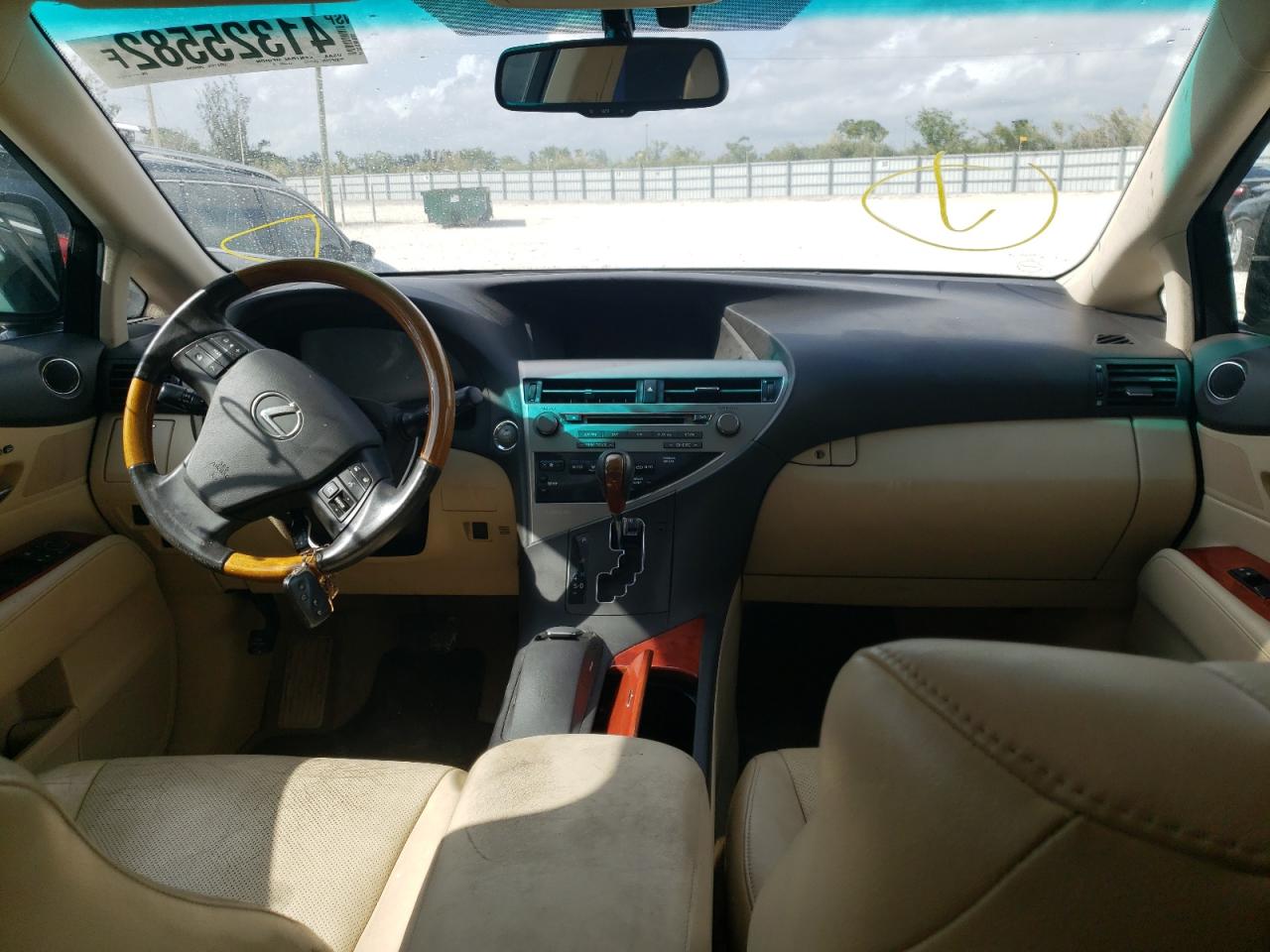 Photo 9 from auction – 2010 LEXUS RX 350 with VIN 2T2ZK1BA2AC003644