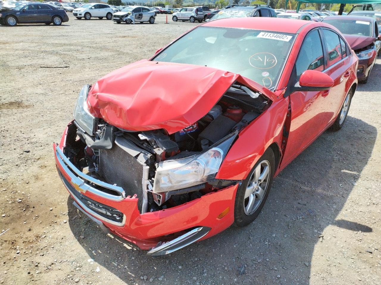Photo 2 from auction – 2015 CHEVROLET CRUZE LT with VIN 1G1PC5SB6F7101036