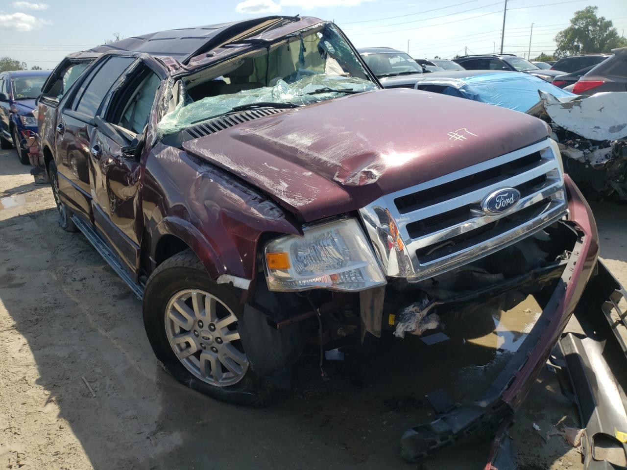 FORD EXPEDITION 2011 with VIN 1FMJK1J55BEF27046 - Photo from auction