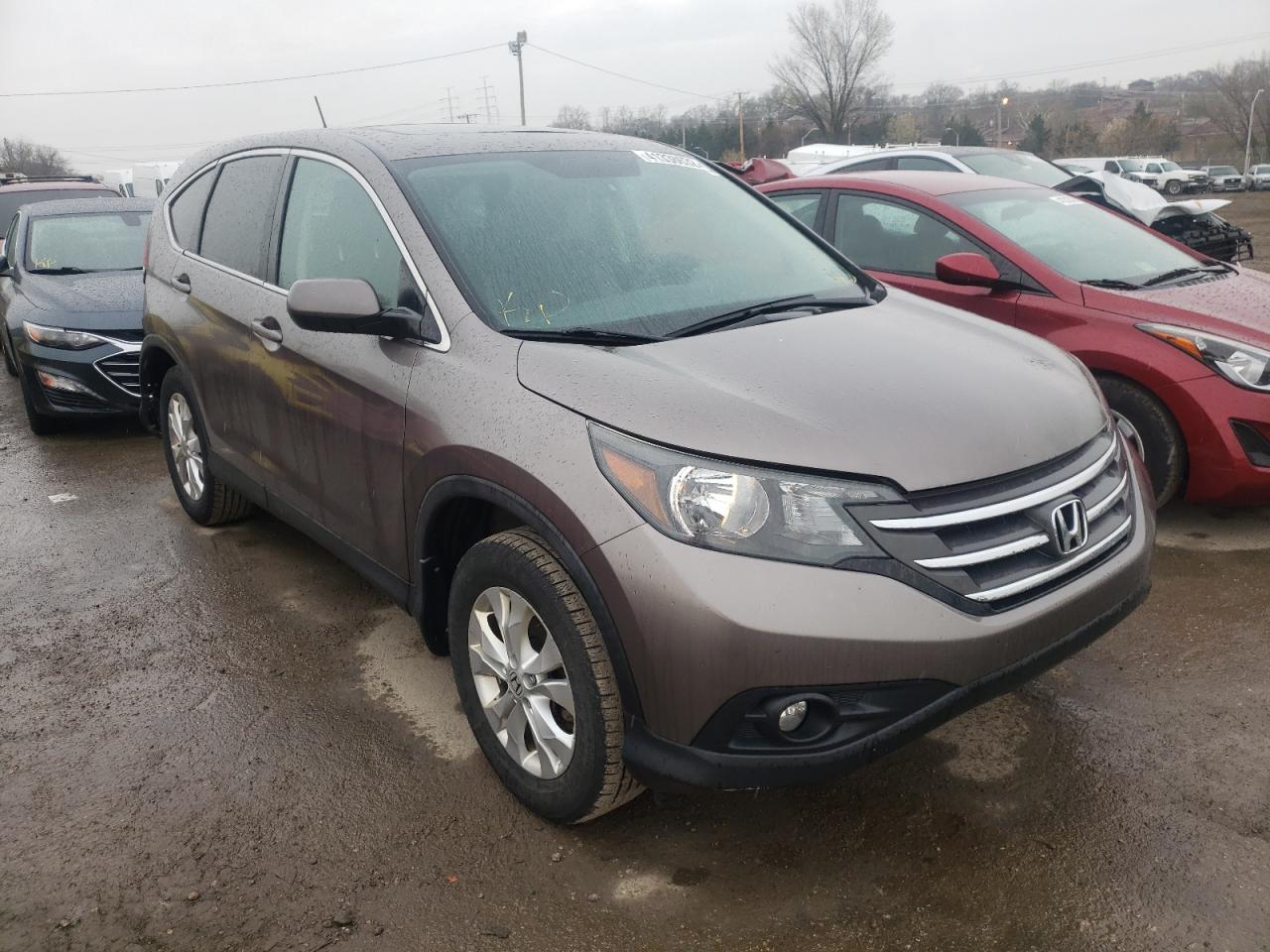 HONDA CR-V EX 2014 with VIN 5J6RM4H56EL097580 - Photo from auction